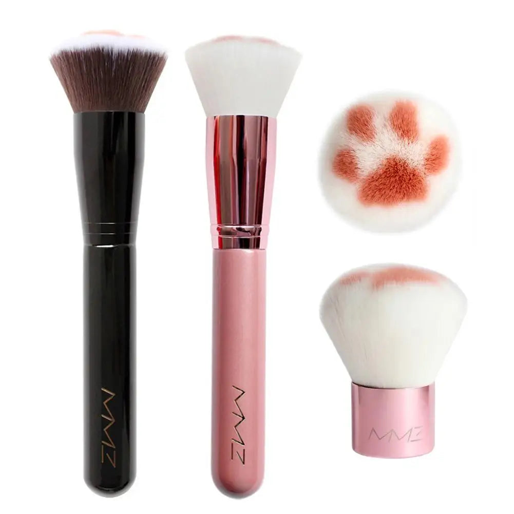 Cat's Paw Makeup Brush Telescopic Cosmetic Powder Highlighter Qme