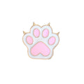 Cute Cat Paw Enamel Pins Pink Cat Foot Pin Backpack Hat Lapel Pin Badge Fashion Cartoon Jewelry Pins Gift To A Friends Wholesale Qme style 1