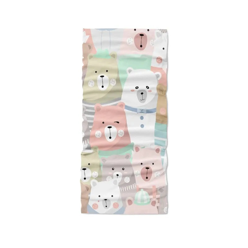 Cycling Face Bandana Headwear Kawaii Cartoon Panda Scarf Outdoor Qme style5 One Size China Mainland