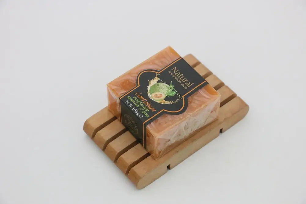 Natural Handmade Soap Bamboo Charcoal Oil Control Facial Cleaning Soap Chamomile Volcanic mud Hydrating Exfoliating Bath Soap Qme Cantaloupe China Mainland