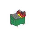 Dumpster Fire Custom Enamel Pins Bad Hair Day Brooches Lapel Badges Fashion Pin Lapel Pin New Year Gifts for Friends Wholesale Qme style 1