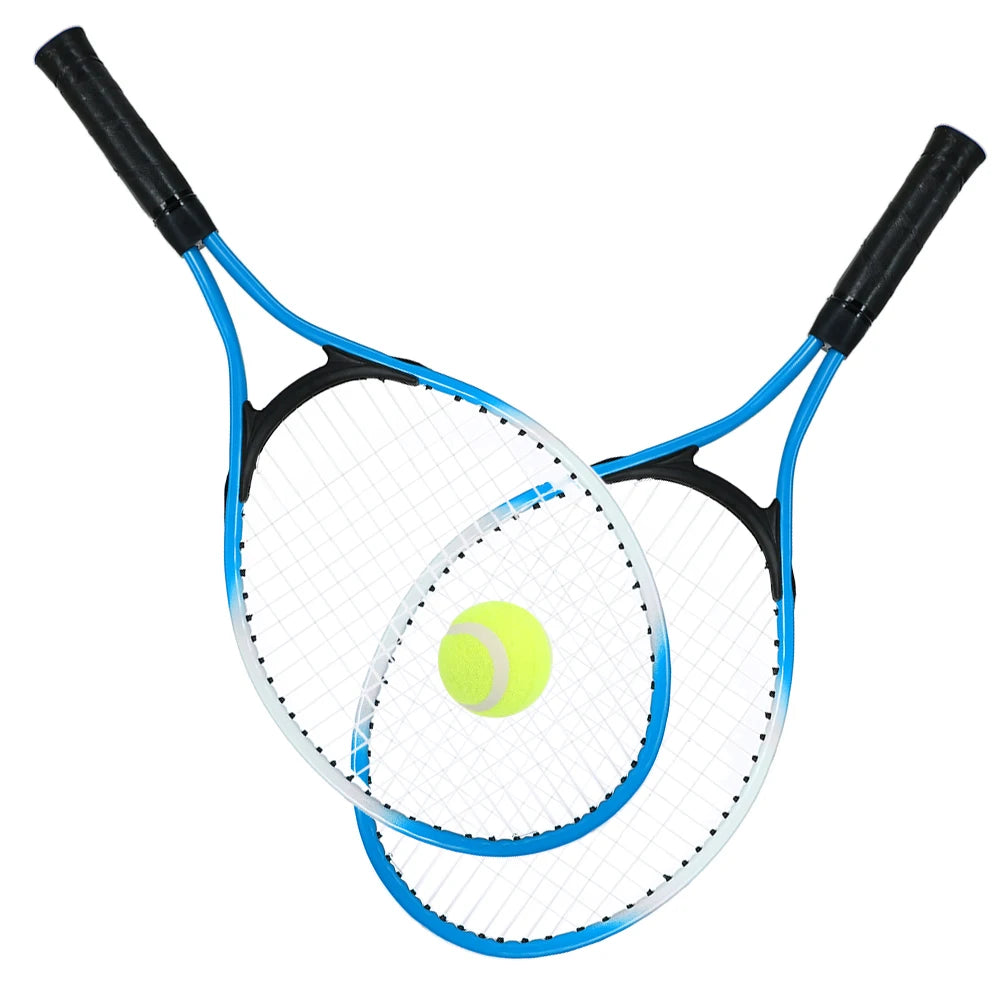 Set of 2 Kid's Tennis Racket For Tennis Racket Training Carbon Fiber Top Steel Material Tennis String With Free Tennis Ball Qme