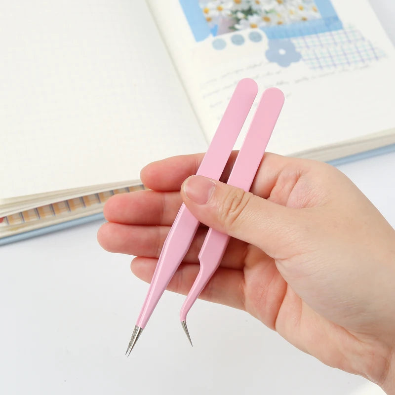 1pc/pack Kawaii Cute Macarons Creative Stationery Tool Tweezers for Scrapbooking Journals Utility Knife Kawaii Stationery Qme