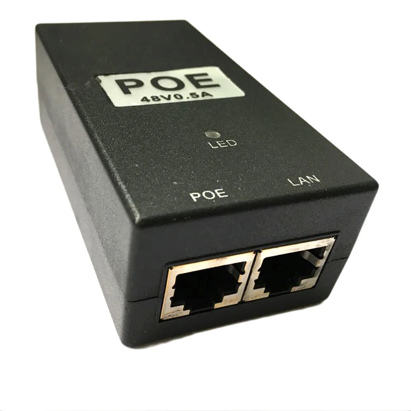 ESCAM CCTV Security 48V0.5A 15.4W POE adapter POE Injector Ethernet power for POE IP Camera Phone PoE Power Supply Qme