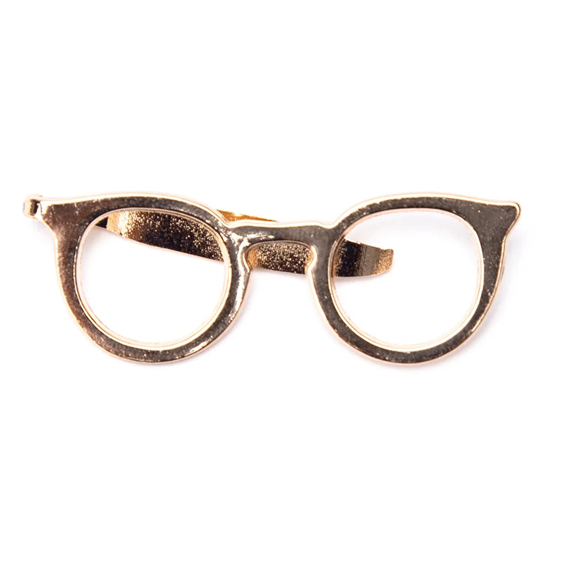 Tie Clip Men Solid Fashion Glasses Tone Bar Practical Necktie Clasp Qme LDJ1566