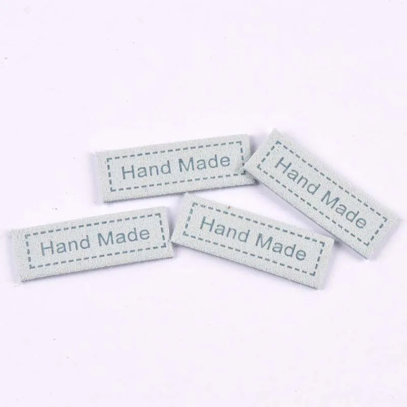 20pcs/lot Multicolor Embossed Clothing Labels For Sewing Accessories Bags Tags Care Garment DIY Handmade Supplies 12x35mm C3034 Qme