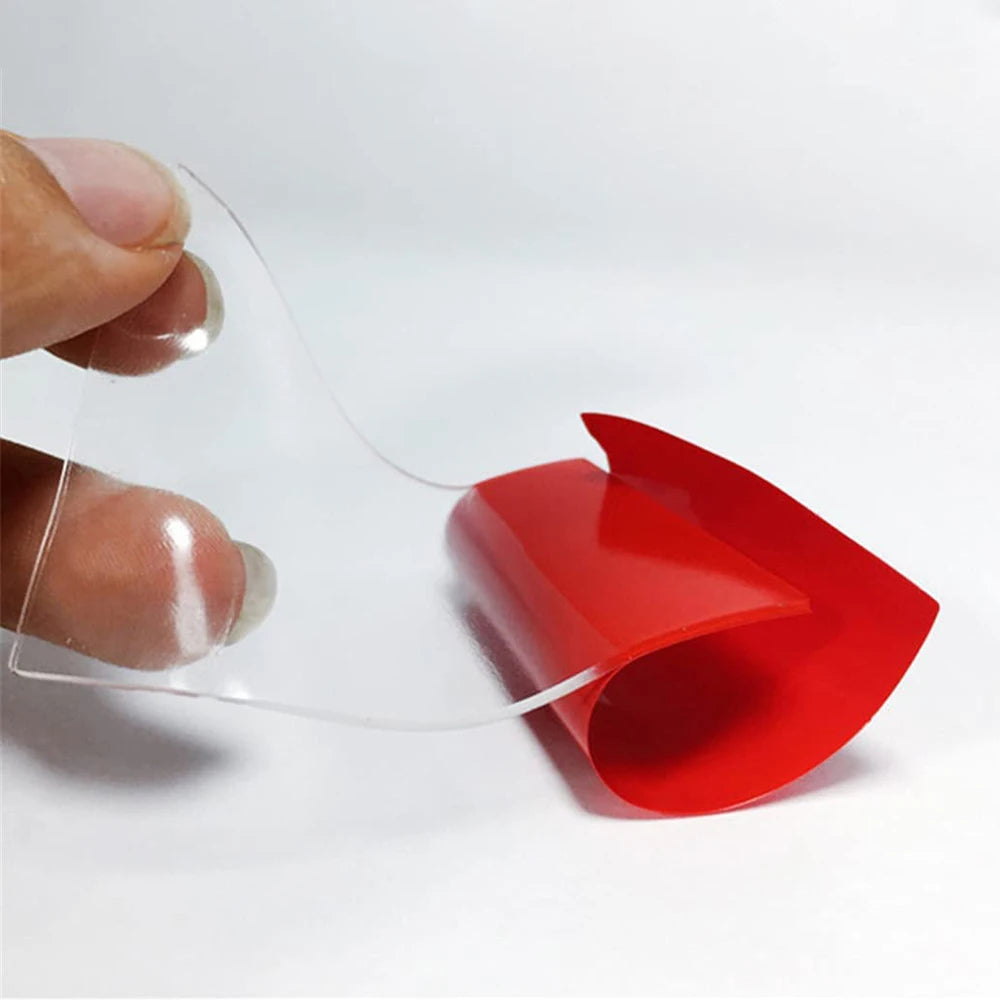 10-100pcs Double Sided Self Adhesive Tape Transparent Acrylic Square Round Strong Pad Heavy Duty Mounting Tape Multiple Size Qme