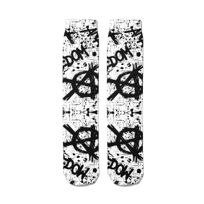 Fashion Women Men 3D Skeleton Skull Socks Streetwear Harajuku Qme style8