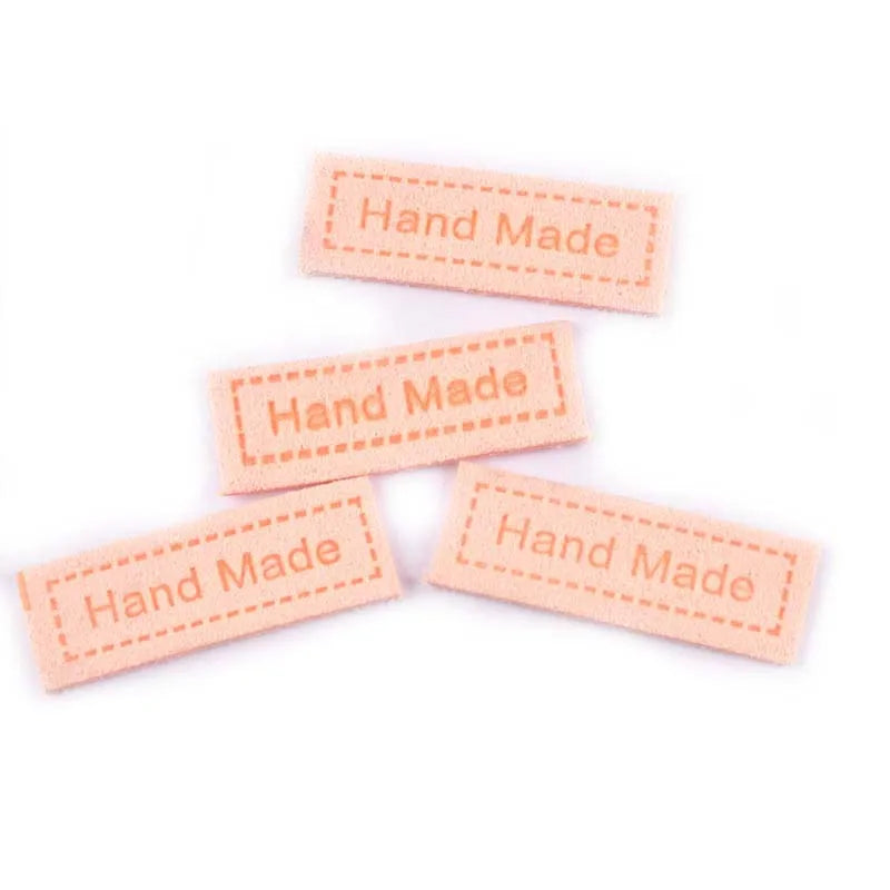 20pcs/lot Multicolor Embossed Clothing Labels For Sewing Accessories Bags Tags Care Garment DIY Handmade Supplies 12x35mm C3034 Qme 2
