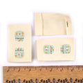 Mixed Animal Printed Cotton Woven Labels For DIY Sewing Accessories Garment Fabric Shoes Bags Clothing Tags 50pcs c2244 Qme 7