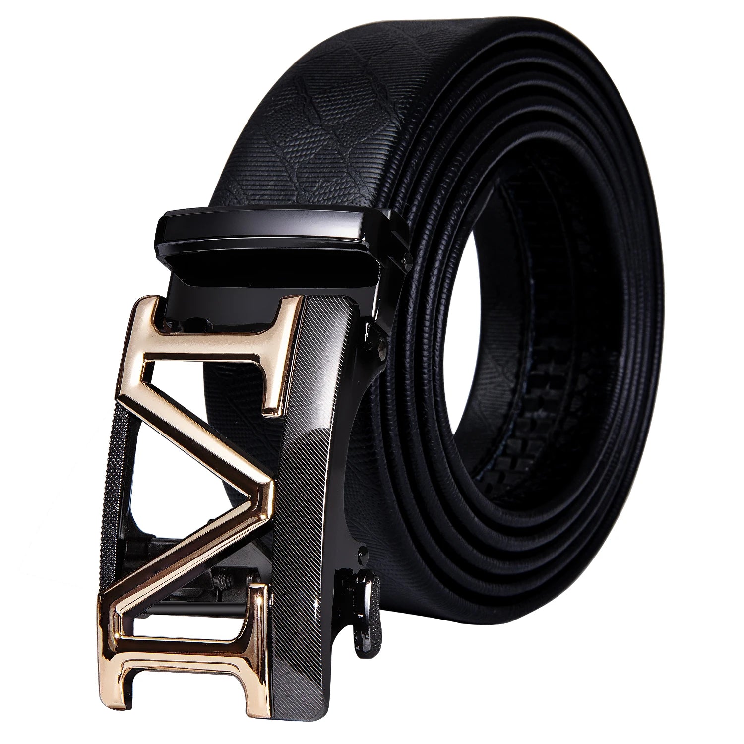 Luxury Leather Men's Belt Men 2020 Fashion Designer Buckle Automatic Qme 0058 130cm