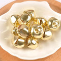 Gold Silver Small Jingle Bells Pendants For DIY Crafts Party Decoration Christmas Tree Metal Bells Home Ornaments Kid Gift c2683 Qme gold 13mm(20pcs)