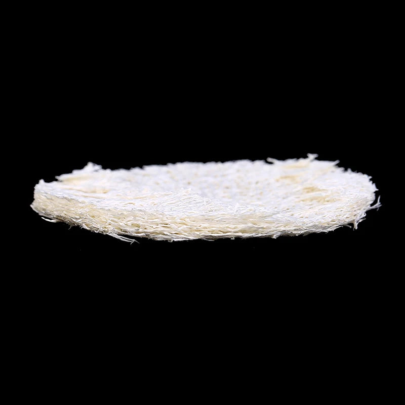 Natural Loofah Luffa Facial Complexion Skin Disc Disk Pads Exfoliator Qme