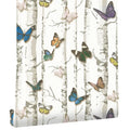 Birch Forest Self-adhesive 3D Wallpaper Living Room Bedroom Wall Qme Birch Butterfly 6mx45cm