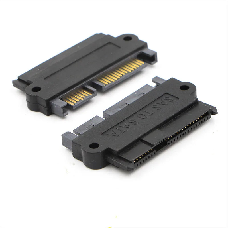 2pcs SAS Hard Disk Connected To Motherboard SATA SFF-8482 SAS To SATA Adapter Supports Up To 6GB SATA3 Mode Qme 2pcs