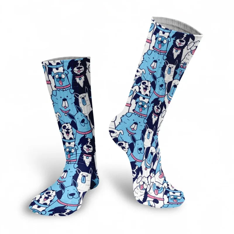 Mens Sock Fashion Man Colorful Personality Anime Socks Men Casual Qme