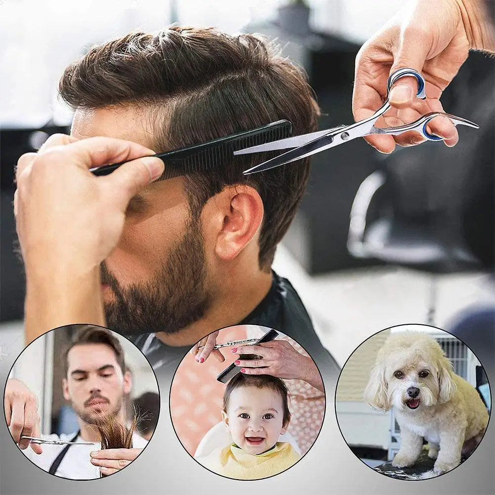 Hair Cutting Scissors Thinning Shears Professional Haircut Indoor Qme
