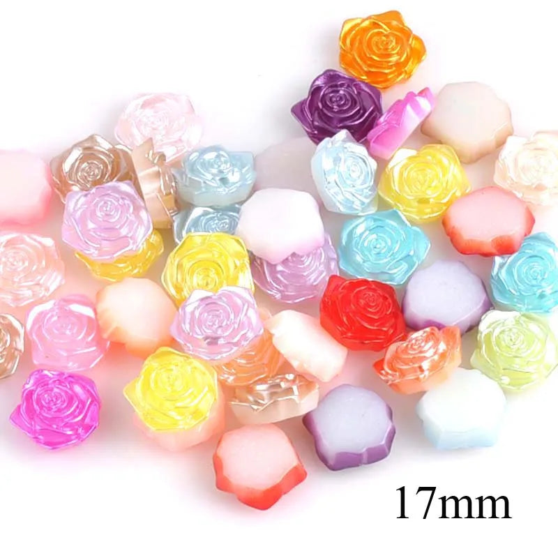 20-200Pcs Mixed Round Flatback Resin Cabochons Embellishments Scrapbooking Craft For Sewing Children Headwear YK0729 Qme 20pcs
