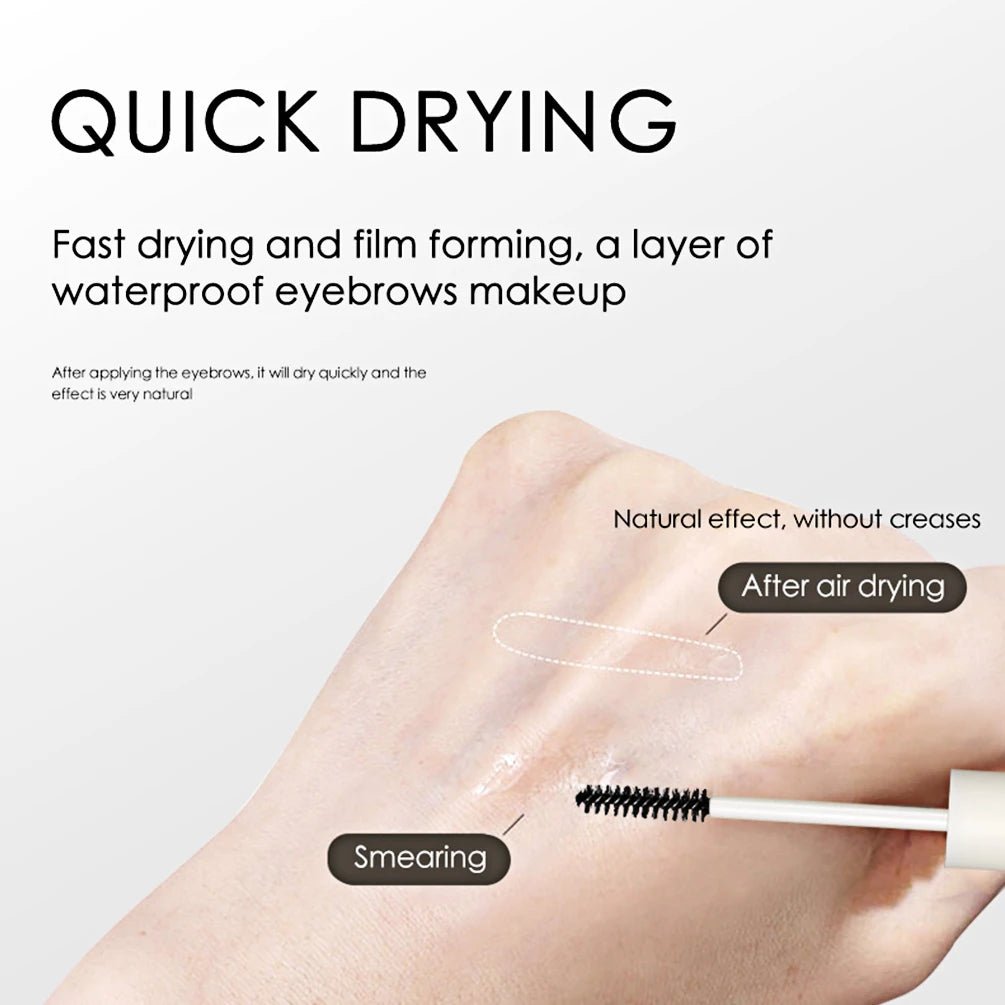 QIBEST 2pcs Clear Eyebrow Styling Gel Waterproof Transparent Eyebrow Gel Eyebrows Sculpt Soap Eyebrow Wax Setting Gel Makeup Set Qme
