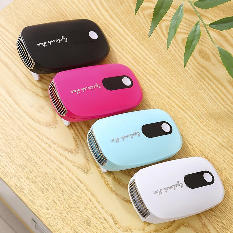 NATUHANA Adjustable Speed Lash Fan Mini USB Desktop Eyelash Qme