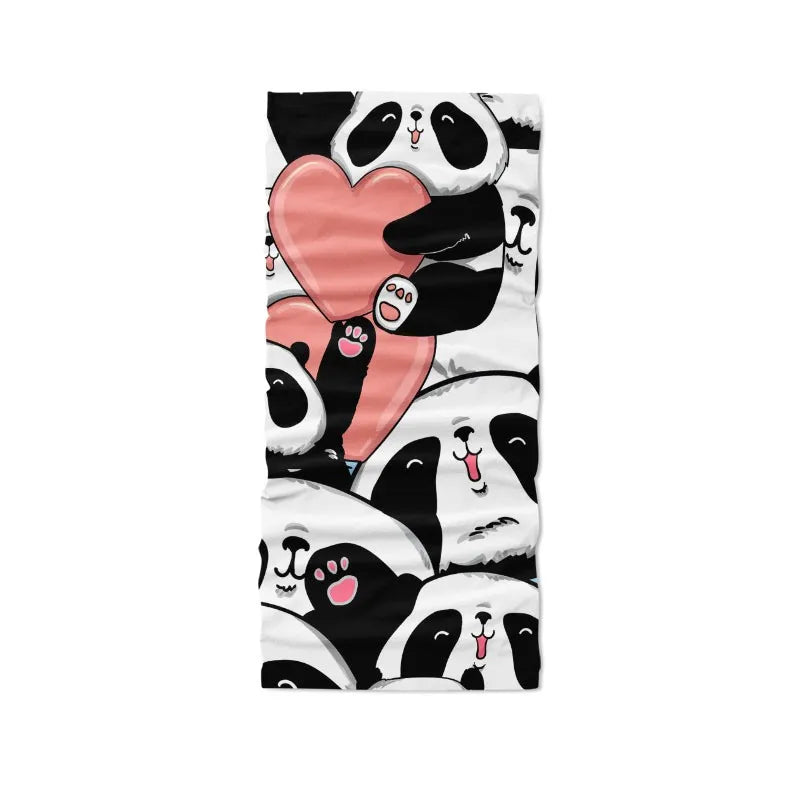 Cycling Face Bandana Headwear Kawaii Cartoon Panda Scarf Outdoor Qme style2 One Size China Mainland