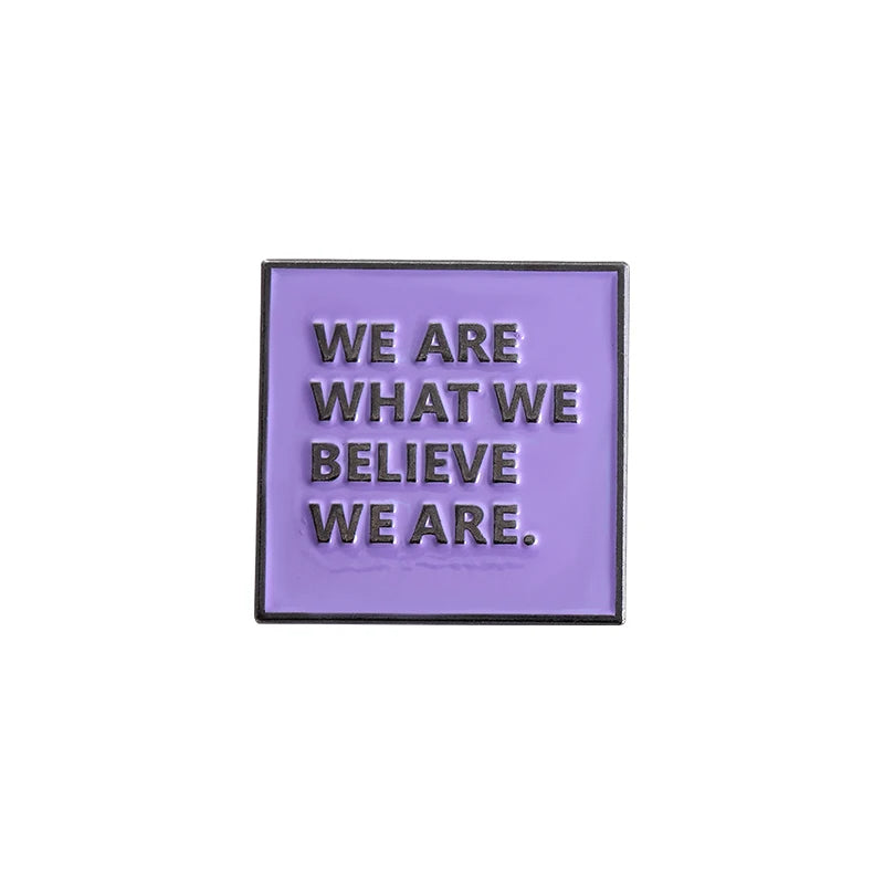 Philosophical Phrases of Life Enamel Pins Wholesale Live Actively Brooch Bag Word Lapel Pin Encouraging Badge Jewelry Gift Qme 2