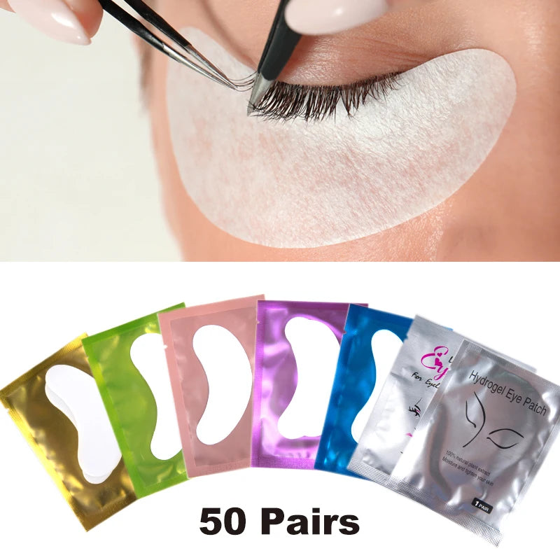NATUHANA Paper Patches Eyelash Extension Under Eye Gel Pad Lash Qme