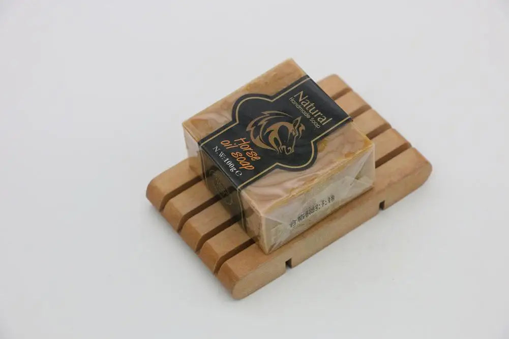 Natural Handmade Soap Bamboo Charcoal Oil Control Facial Cleaning Soap Chamomile Volcanic mud Hydrating Exfoliating Bath Soap Qme Horse Oil China Mainland