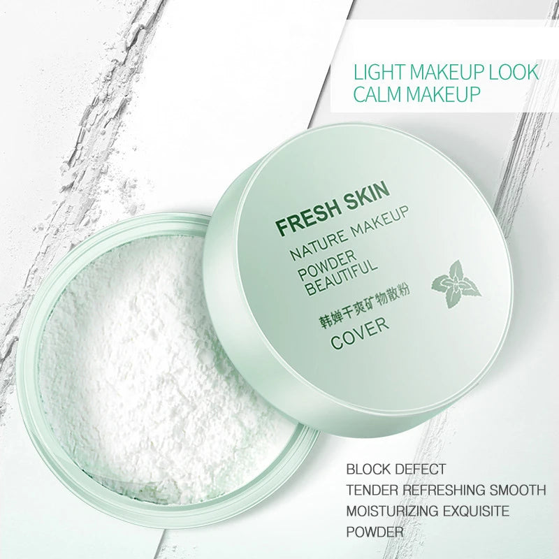 Makeup Matte Loose Powder Oil Control Soft Light Silk Face Concealer Skin Finish Powder Translucent Foundation Qme