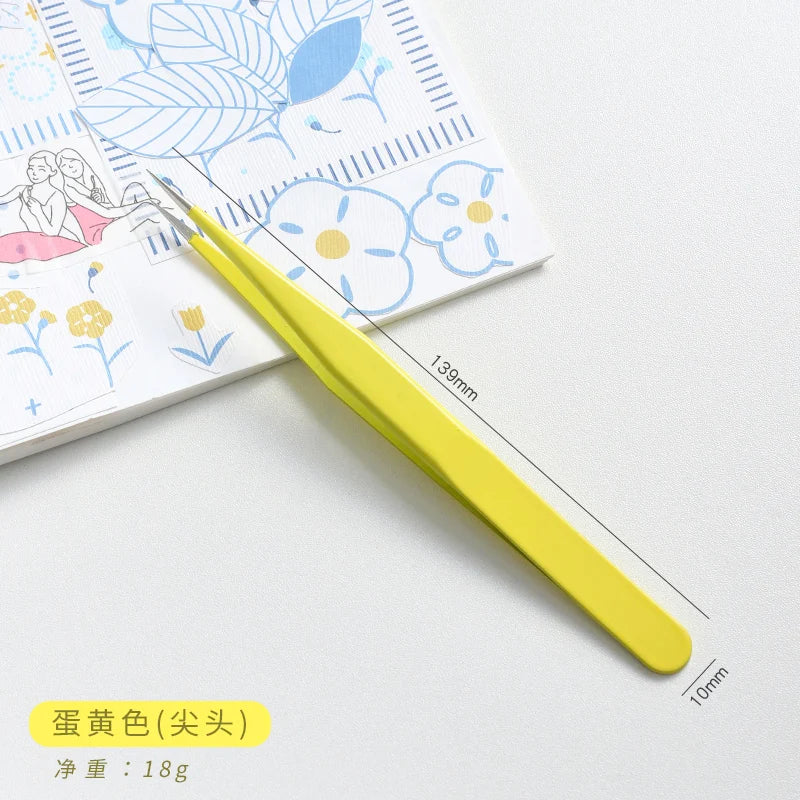 14 Designs Kawaii Cute Macarons Creative Stationery Tweezers DIY Washi Tape Stickers Gadget Multi-tool Tweezers Hand Account Qme 5 China Mainland