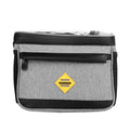 Cycle Insulated Bike Cooler Bag Water Resistant Bike Handlebar Bag Bike Basket Front Bag Pannier with Bike Phone Mount Qme GRAY
