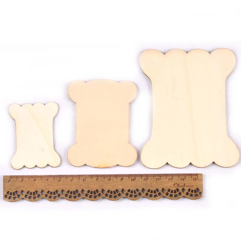 54/72/98mm Wooden Flat Bobbin Spools For Cord Wire Thread Card String Ribbons Embroidery Floss Reel Stitch Holder Sewing Tools Qme