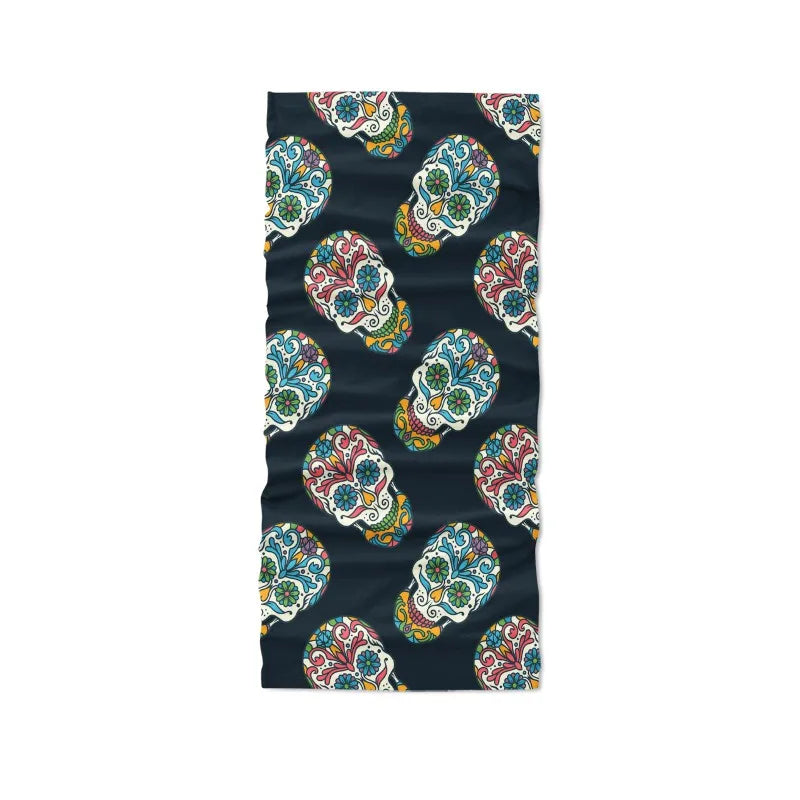 Cool 3D Skull Faces Scarf Women Turban Magic Scarves Outdoor Anti-UV Qme style6 One Size China Mainland