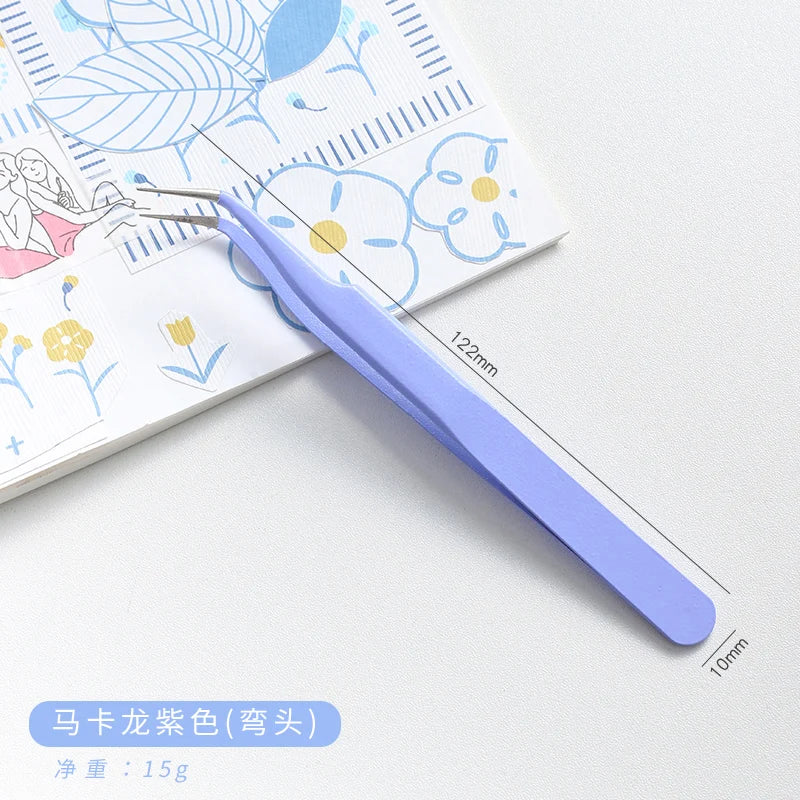 14 Designs Kawaii Cute Macarons Creative Stationery Tweezers DIY Washi Tape Stickers Gadget Multi-tool Tweezers Hand Account Qme 13 China Mainland