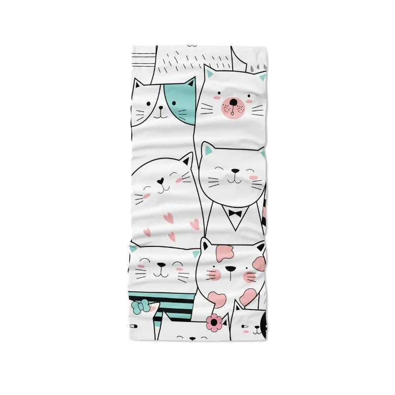Cartoon Bandana Scarf 3D Print Magic Outdoor Riding Mouth Nose Qme style4 One Size China Mainland