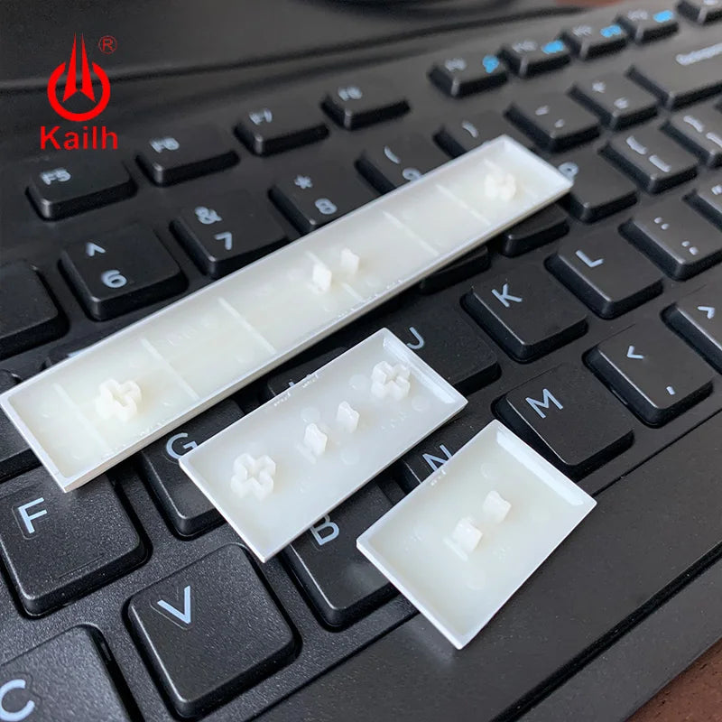 Kailh Low Profile Keycaps white black color mechanical keyboard keycaps1.5u/2.0u/spacebar Qme