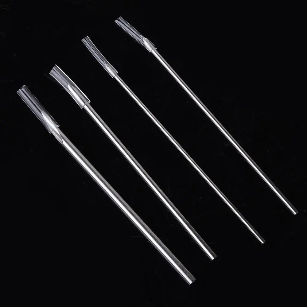100PCS Sterilized Body Piercing Needle Tri-Beveled Medical Grade Surgical Steel 12G 13G 14G 15G 16G 18G 20G Supply Qme