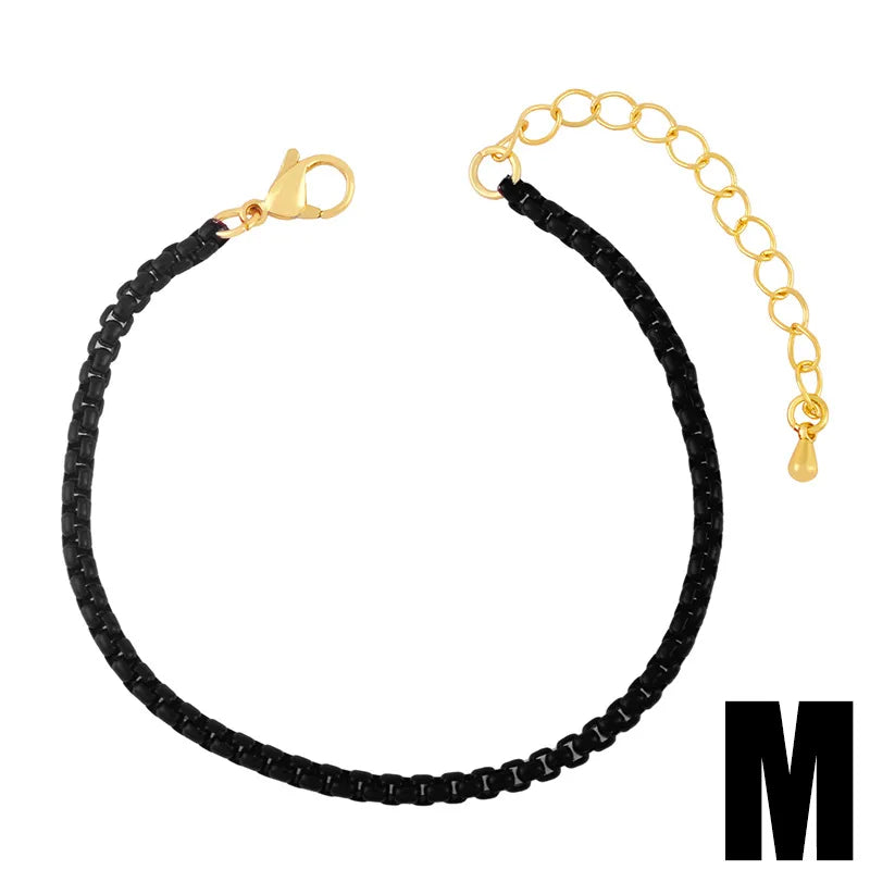 New Products European and American Personality Bohemian Candy Color Necklace Clavicle Chain ins Lady Naked Chain Bracelet DIY Qme