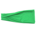 Women Cotton Head Band Fashion Hair Bands Woman Solid Turban Twist Qme light green 10cm-22cm