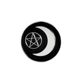 Witch Enamel Pins Collection Witch Hat and Cat Frog Pins Up Crescent Moon Black Gothic Lapel Pin Wiccan Brooches Witches Jewelry Qme style 18