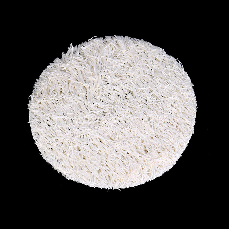 Natural Loofah Luffa Facial Complexion Skin Disc Disk Pads Exfoliator Qme WHITE