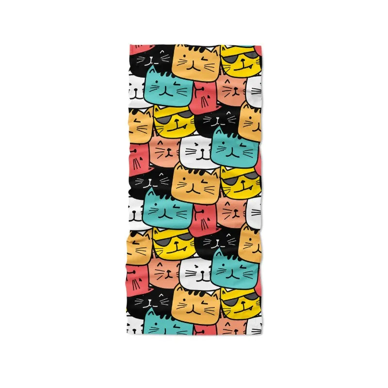 Cycling Face Bandana Headwear Kawaii Cartoon Panda Scarf Outdoor Qme style11 One Size China Mainland