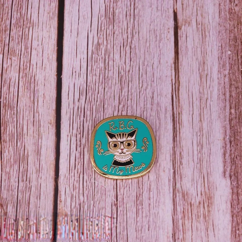 Feminist Enamel Pin Brooches Feminist Motivational Metal Brooch Pins Denim Hat Badge Collar Jewelry Gift for Women Wholesale Qme