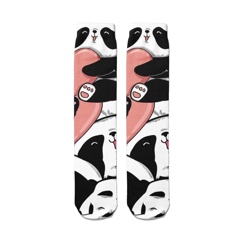 Fashion Cartoon Women's Breathable Socks Kawaii Bear Cute Animal Qme