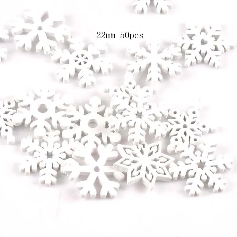 10/50pcs Wood Crafts white angels/stars/wood horse DIY Scrapbooking For Wooden Ornament Home Christmas Decorations m2265 Qme 22mm 50pcs