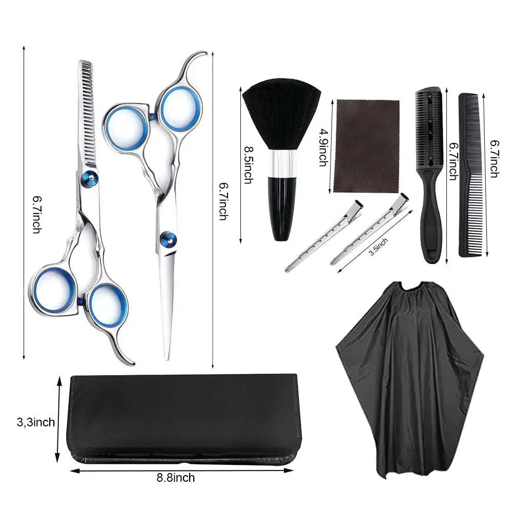 Hair Cutting Scissors Thinning Shears Professional Haircut Indoor Qme