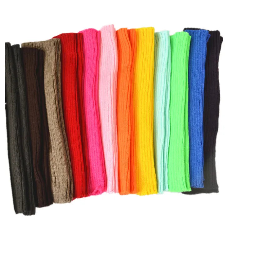 Sweet Girl Leg Warmers Wool Ball Knitted Foot Cover Women Autumn Qme