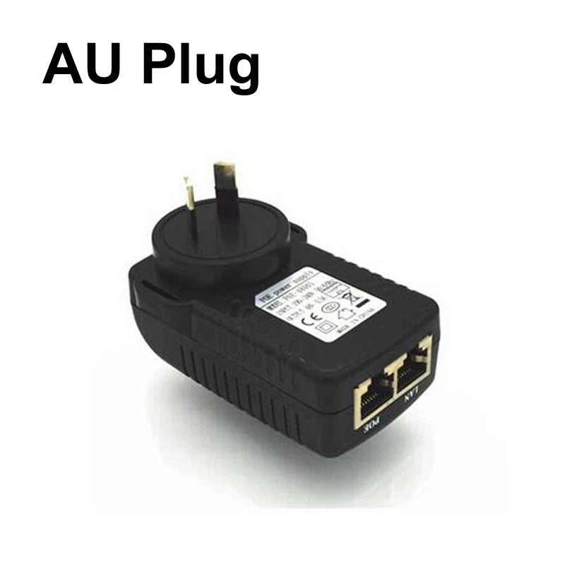 ESCAM DC24V 1A 24W POE Injector for CCTV IP Camera injector Switch Ethernet Adapter EU/US/UK/AU Standard Optional Qme