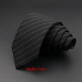 Mens Ties Classic Cotton Handmade Skinny Grey Plaid Neckties Striped Qme 25
