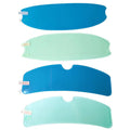 Universal Anti-fog Patch Visor Lens for Motorcycle Full Open Face Helmet Lens Anti-fog Film Moto Lens Antifog Film Qme Style 1 blue